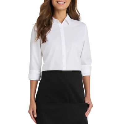 Easy Care Half Bistro Apron with Stain Release Thumbnail