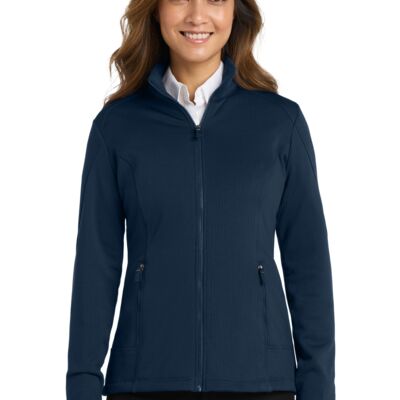Women's Grid Fleece Jacket Thumbnail