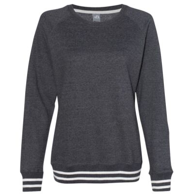 J. America - Women’s Relay Crewneck Sweatshirt - 8652 Thumbnail