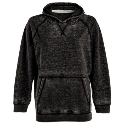 J. America - Youth Vintage Zen Fleece Hooded Sweatshirt - 8611 Thumbnail